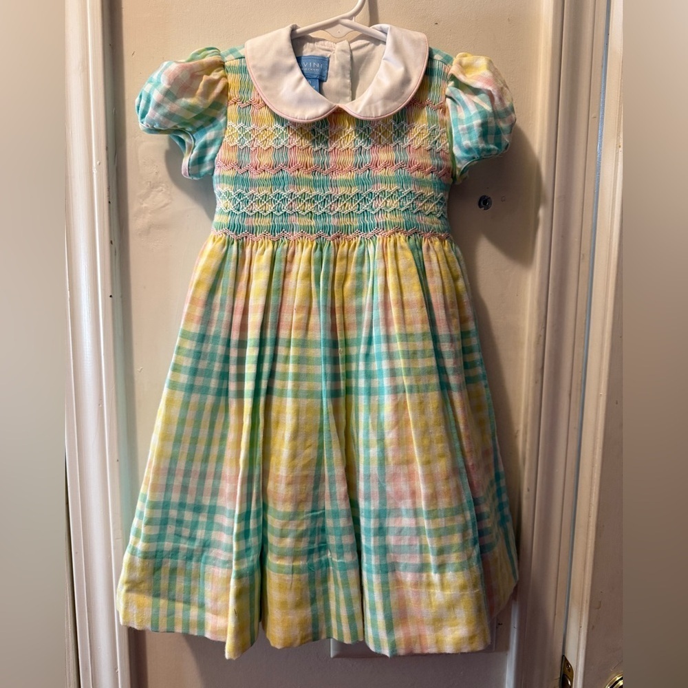 Anavini Hand Smocked Dress